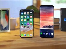 "Samsung" və "Apple iPhone" telefonları