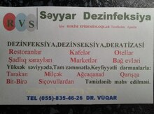 Dezinfeksiya xidməti