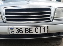 Avtomobil qeydiyyat nişanı - 36-BE-011