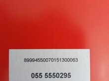 Bakcell nömrə – 055-555-02-95