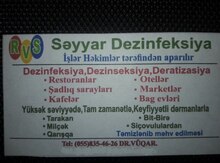 Dezinfeksiya xidməti