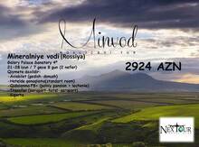 Rusiya (Mineralnıye Vodı) turu - 21 İyun (7 gecə/8 gün)