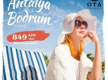 Antalya-Bodrum turları - 18 iyun (7 gecə / 8 gün)