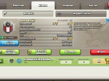 "Clash of Clans" oyun hesabı