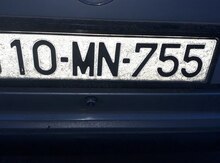 Avtomobil qeydiyyat nişanı - 10-MN-755