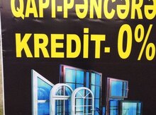 Plastik qapı və pəncərə