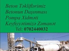 Beton sifarişi