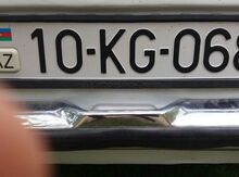Avtomobil qeydiyyat nişanı - 10-KG-068