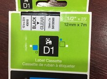 Dymo label maker cassette