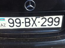 Avtomobil qeydiyyat nişanı - 99-BX-299