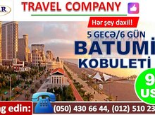 Batumi turu 15 iyun (5 gecə /6 gün)