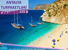 Antalya turu - 11 iyun (7gecə/ 8gün)