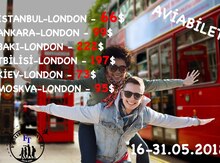 Bakı-London aviabiletləri