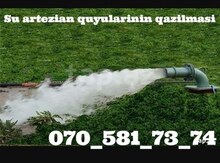Artezian su quyuların qazılması