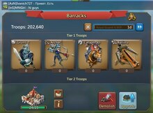 "Lords mobile" oyun akkauntu