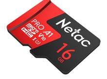 Yaddaş kartı "Microsd NETAC 16Gb CLASS10, 100MB/s"