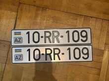 Avtomobil qeydiyyat nişanı - 10-RR-109