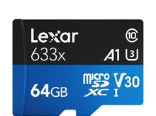 SD kart "Lexar 64GB Class 10 Micro" 