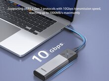 IDsonix M.2 NVME SATA SSD to Type-C USB 3.2 GEN 2 Drive Enclosure Ada Case 10 Gbps (SSD box)