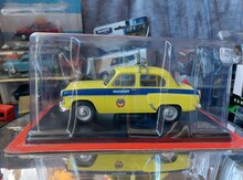 Коллекционная модель "Moskvich 407 Police yellow blue 1962"