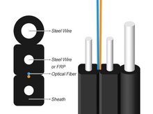 Fiber optik kabel 8 lifli troslu 