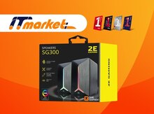 2E GAMING Speakers SG300 2.0 RGB 3.5mm Black-2E-SG300B