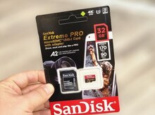 Yaddaş kartı "Sandisk Extreme Pro 32 Gb Klass10"