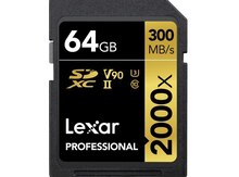 "Lexar Professional" 64 GB 2000x SD yaddaş kartı