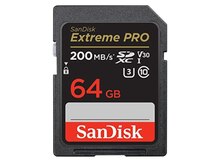 "Sandisk Extreme PRO 64 GB 200mb/s" SD yaddaş kartı