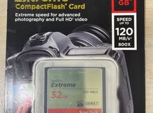 SanDisk 32GB CompactFlash Card Extreme
