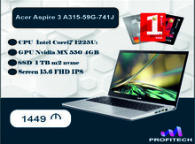 Noutbuk "Acer Aspire 3 A315-59G-741J"