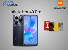 Infinix Hot 40 Pro Sartlit Black 256GB/8GB 