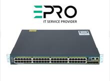Switch Cisco 2960S 48 PoE x 1Gb|SFP 1Gb 4-port|48LPS-L lanbase L2|370W