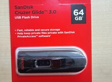 Flaş kart "Sandisk Cruzer Glide 64 GB Usb 3.0