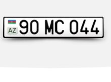Avtomobil qeydiyyat nişanı - 90-MC-044