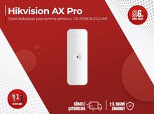 Simsiz ağıllı şüşə qırılma detektoru "Hikvision AX Hybrid Pro DS-PDBG8-EG2-WE"
