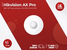 Simsiz PIR tavan sensoru "Hikvision AX Hybrid Pro DS-PDCL12-EG2-WE"