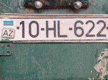 Avtomobil qeydiyyat nişanı - 10-HL-622