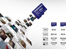 Micro SD Kart "Samsung Pro Plus"(128 GB, 256 GB, 512 GB)