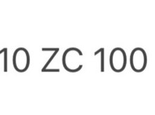 Avtomobil qeydiyyat nişanı - 10-ZC-100