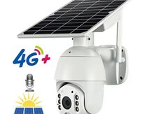 4G sim kartlı Solar PTZ 360° 3MP/2K +64gb