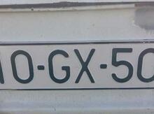 Avtomobil qeydiyyat nişanı - 10-GX-507