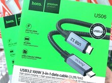 Dual type c usb kabel "Hoco 2k 4k"