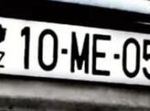 Avtomobil qeydiyyat nişanı "10-ME-057"