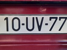 Avtomobil qeydiyyat nişanı - 10-UV-776