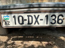 Avtomobil qeydiyyat nişanı - 10-DX-136