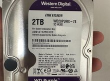 Sərt disk "Western Digital 2TB WD Purple"