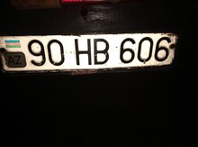 Avtomobil qeydiyyat nişanı - 90-HB-606