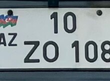Avtomobil qeydiyyat nişanı 10-ZO-108