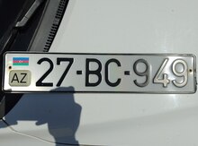 Avtomobil qeydiyyat nişanı - 27-BC-949